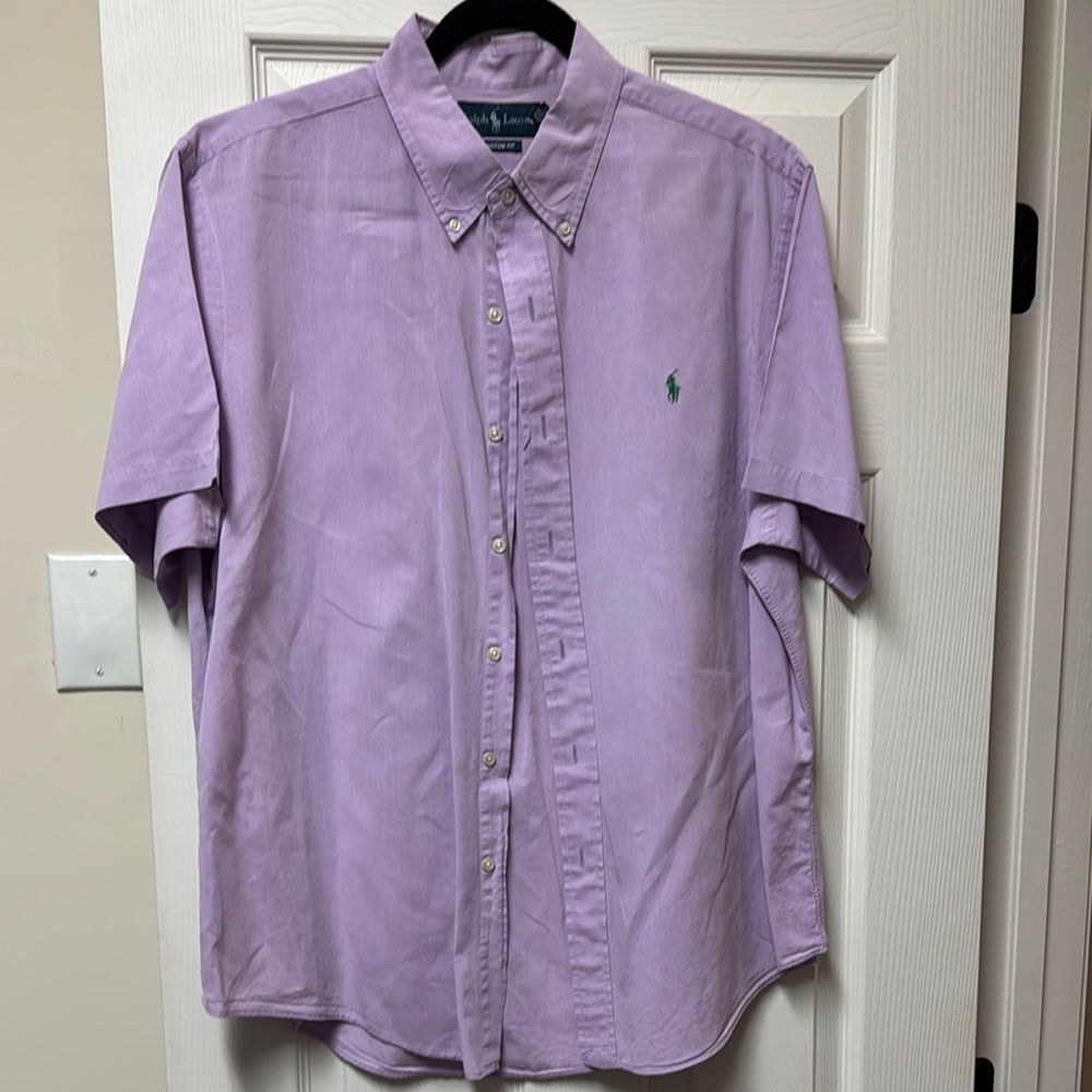 Polo by Ralph Lauren Purple Casual Button Down Shirt